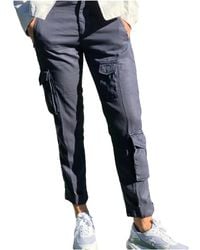 Mason's - Pantalón Cargo De Lyocell Suave Con Botones De Bronce, Mujer, Talla - Lyst