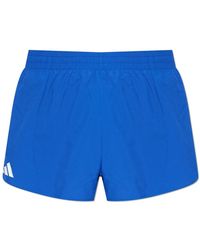 adidas - Fitness ,Blauw ,Polyester Adizero Essentials Running Shorts - Lyst