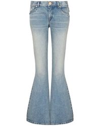 Balmain - Flared Jeans - Lyst