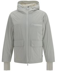 Laminar - Jassen ,Wit ,Gore-Tex Jas Met Capuchon - Lyst