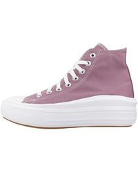 Converse - Schoenen ,Paars ,Stijlvolle High Top Sneakers - Lyst