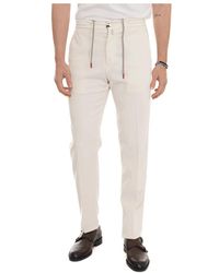 Kiton - Slim-Fit Trousers - Lyst