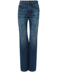 Chloé - Jeans ,Blauw ,Denim Flared Jeans - Lyst
