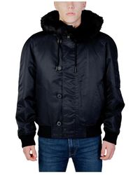 HUGO - Polyamide Bomber Jacket - Lyst