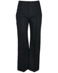 Bottega Veneta - Chino Broek Met Hoge Taille En Zakken - Lyst