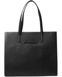 Twin Set - Schwarze handtasche mit abnehmbarem riemen - Lyst