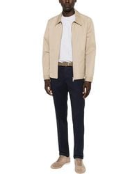 PT Torino - Broeken ,Blauw ,Katoen Master Fit Broeken - Lyst