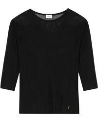 Saint Laurent - Long Sleeve Tops - Lyst