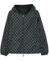 Emporio Armani - Jassen ,Veelkleurig ,Hooded Blouson Jacket - Lyst