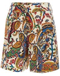 Etro - Casual Shorts - Lyst