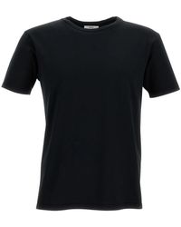 Rier - Tops ,Zwart ,Katoen T-Shirt Met Ronde Hals Van Jerseykatoen - Lyst
