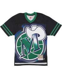 Mitchell & Ness - Tops ,Veelkleurig ,Polyester Nba Big Face 7.0 Voetbaljas - Lyst
