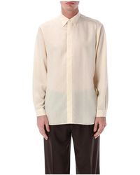 Lardini - Overhemden ,Linnen Oversized Overhemd - Lyst