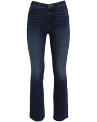 Mother Denim The Hustler Ankle Fray Rose of Sharon in Rot | Lyst DE