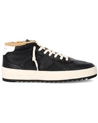 Philippe Model - Schoenen ,Zwart ,Leer Sneakers Nice Tennis - Lyst