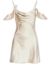 Self-Portrait - Kurzes Kleid Mit Trägern - Lyst