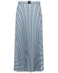 Tory Burch - Blauer stylischer rock für frauen - Lyst