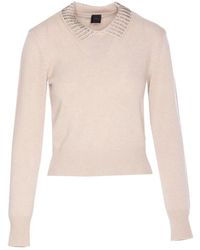 Pinko - Round-Neck Knitwear - Lyst
