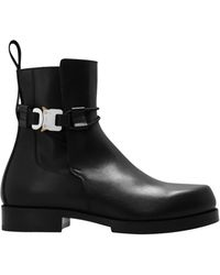 1017 ALYX 9SM - Ankle boots with rollercoaster buckle - Lyst