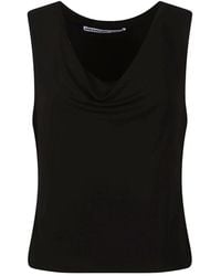 Alexander Wang - Tanktop Met Col En Ritsdetail - Lyst