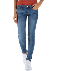 Guess - Annette skinny jeans in mittelblauem denim - Lyst