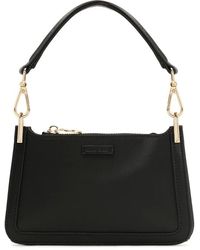 Kazar - Schwarze Lederschultertasche Mit Rechteckiger Form - Lyst