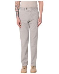 Incotex - Himmelblaue Slim Fit Chinos - Lyst