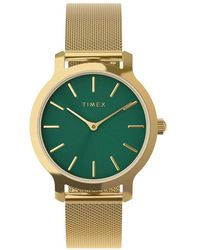Timex - Accessoires ,Groen ,Dameshorloge Transcend - Lyst