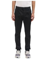 Dondup - Broeken ,Zwart ,Katoen Pantalone Gaubert - Lyst