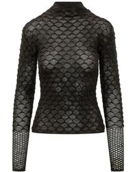 Lanvin - Pullover Met Hoge Hals - Lyst