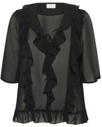 Kaffe - Feminine Bluse Mit Rüschen-Details - Lyst