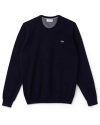 Lacoste - Round-Neck Knitwear - Lyst