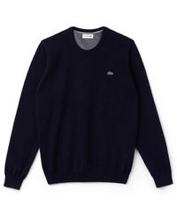 Lacoste - Round-Neck Knitwear - Lyst