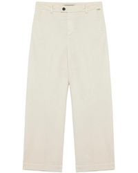Roy Rogers - Lyocell Cotton Flare Trousers - Lyst