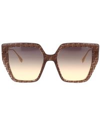 Fendi - Sonnenbrille Fe40012U 50f - Lyst