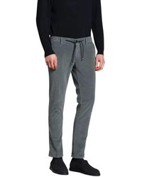 Mason's - Slim Fit Corduroy Chino Broek Donkergroen - Lyst