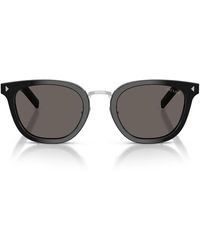 Prada - Zonnebril Prc01 Sd 16 K731 Zwart/donkergrijs Heren - Lyst