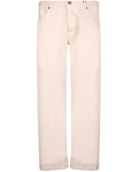 Amaranto - Straight Fit Jeans - Lyst