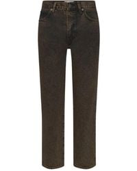 FRAME - Jeans ,Bruin ,Katoen The Hang Straight Jeans - Lyst