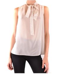 Moschino - Sleeveless Tops - Lyst