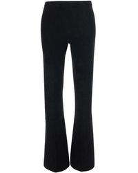 Twinset - Broeken ,Zwart ,Polyester Flare Broek - Lyst
