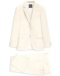 HUGO - Kostuums ,Wol Huge Wool/Linen Suit - Lyst