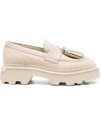 Santoni - Mocassins À Semelle Épaisse - Lyst