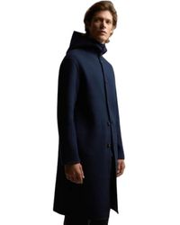 Ecoalf - Jassen ,Blauw ,Wol 1.0 Tramontanalf Wollen Jas - Lyst