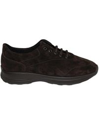 Frau - Waxy Low-Top Wildleder-Sneaker - Lyst