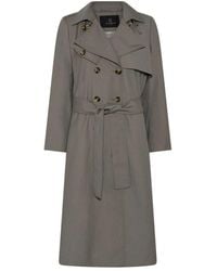 Bruuns Bazaar - Eleganter trenchcoat carotabbtori coat concrete - Lyst