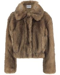 Stand Studio - Lena Synthetic Fur Jacket - Lyst