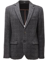 Officina 36 - Grau Melierte Wolljacke - Lyst