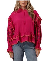 Harper & Yve - Rode Joan-Ls Blouse - Lyst