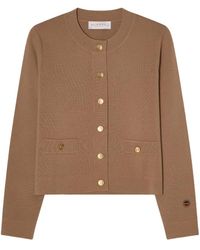 BUSNEL - Truien & Vesten ,Bruin ,Wol Aria Cardigan - Lyst